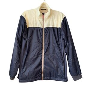 cotopaxi Navy and Cream Lightweight Packable Jacket